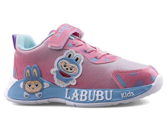 Labubu 624 Filet Cilt - Pembe/Mavi - 1