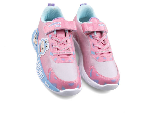 Labubu 624 Filet Cilt - Pembe/Mavi - 2