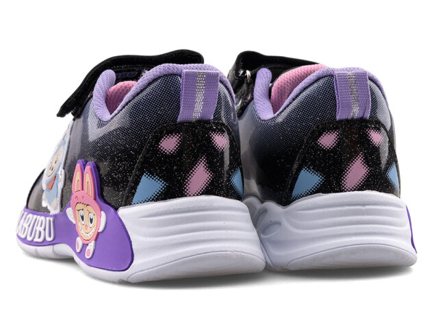 Labubu 624 Filet Cilt - Siyah/Lila - 3