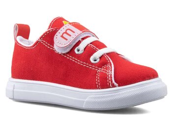 Momy 203 Bebe Keten - Kırmızı - Momy