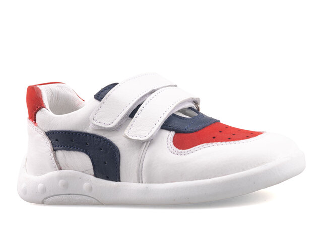 Muncur 201 İlkadım Deri - Beyaz/Kırmızı - 1