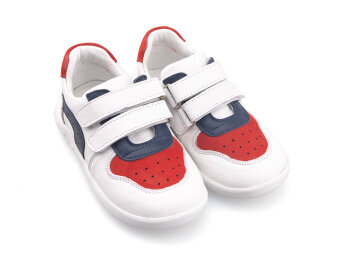 Muncur 201 İlkadım Deri - Beyaz/Kırmızı - 2