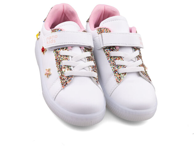 Nano Kids 1893 Patik Cilt - Beyaz/Pembe - 2