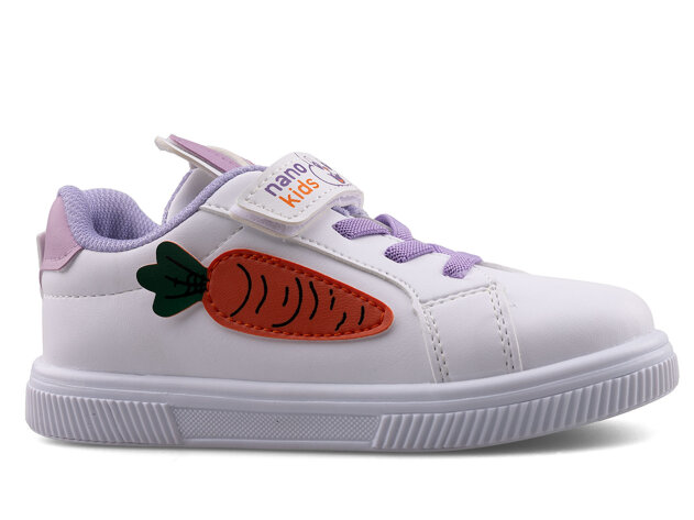 Nano Kids 1893 Patik Cilt Tavşan - Beyaz/Lila/Tavşan - 1