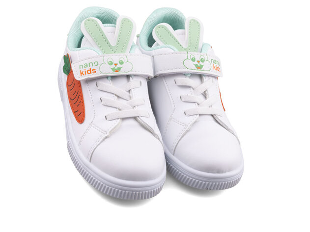 Nano Kids 1893 Patik Cilt Tavşan - Beyaz/Su Yeşili/Tavşan - 2