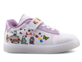 Nano Kids 2025 Patik Cilt Işıklı - Beyaz/Lila - 1