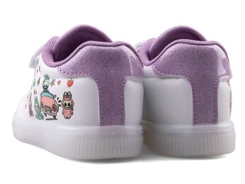 Nano Kids 2025 Patik Cilt Işıklı - Beyaz/Lila - 3