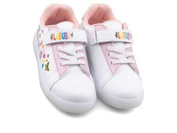 Nano Kids 2025 Patik Cilt Işıklı - Beyaz/Pudra - Nano Kids