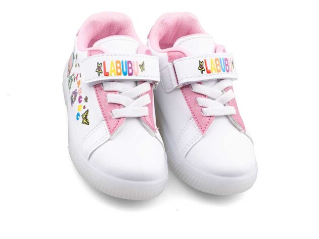 Nanokids 2025 Bebe Cilt Işıklı - Beyaz/Pembe - 2