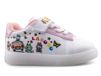 Nanokids 2025 Bebe Cilt Işıklı - Beyaz/Pudra - Nano Kids