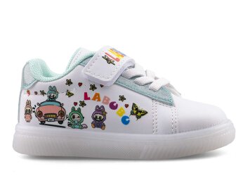 Nanokids 2025 Bebe Cilt Işıklı - Beyaz/Su Yeşili - Nano Kids