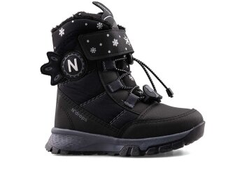 Ndrops 014 Patik Bot - Siyah/Füme - Ndrops