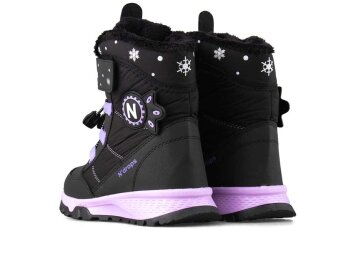 Ndrops 014 Patik Bot - Siyah/Lila - 7