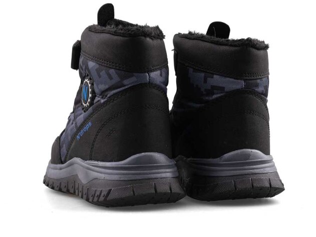 Ndrops 015 Patik Bot - Siyah/Saks - 3