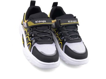 Ndrops 020 Filet Triko - Siyah/Sarı - N Drops