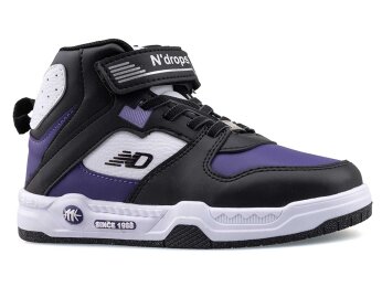 Ndrops 021 Filet Cilt Basket - Mor/Siyah - N Drops