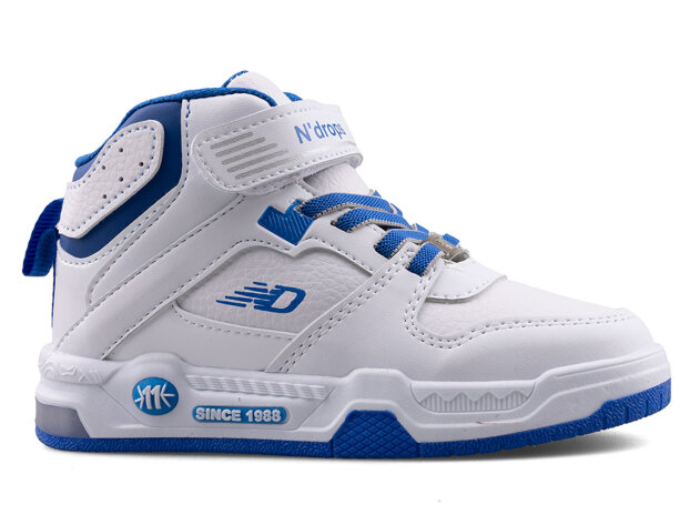 Ndrops 021 Patik Cilt Işıklı - Beyaz/Saks - 1