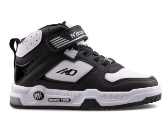 Ndrops 021 Patik Cilt Işıklı - Siyah/Beyaz - 1