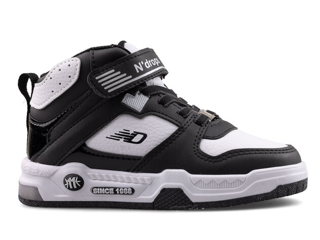 Ndrops 021 Patik Cilt Işıklı - Siyah/Beyaz - 1