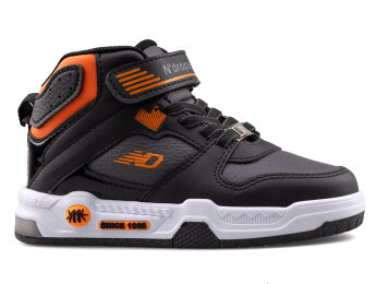 Ndrops 021 Patik Cilt Işıklı - Siyah/Oranj - Ndrops