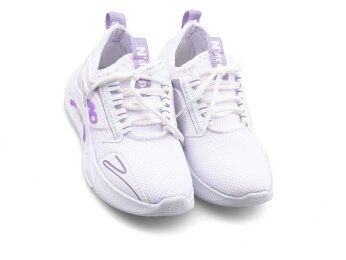 Ndrops 025 Patik Triko Aqua - Beyaz/Lila - Ndrops