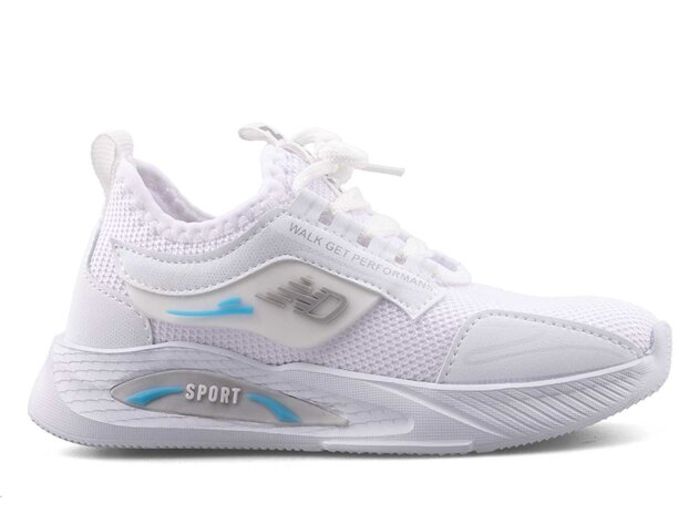 Ndrops 025 Patik Triko Aqua - Beyaz - 1