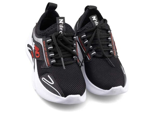 Ndrops 025 Patik Triko Aqua - Siyah/Beyaz - 2