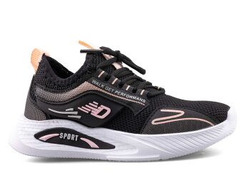 Ndrops 025 Patik Triko Aqua - Siyah/Pudra - Ndrops