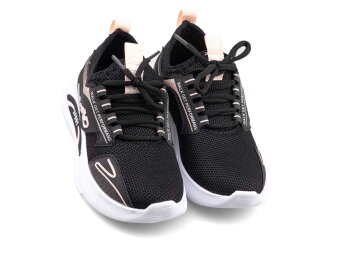 Ndrops 025 Patik Triko Aqua - Siyah/Pudra - Ndrops