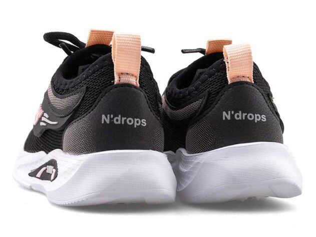 Ndrops 025 Patik Triko Aqua - Siyah/Pudra - 3