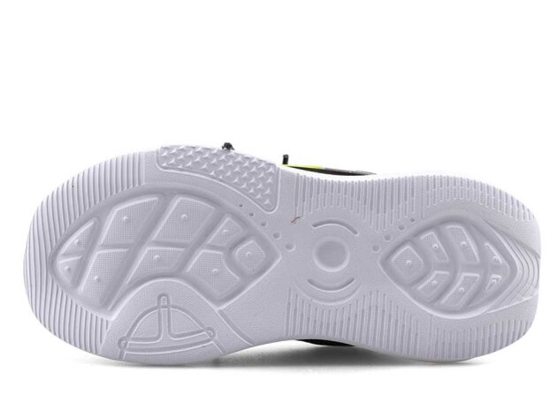 Ndrops 025 Patik Triko Aqua - Siyah/Sarı - 4