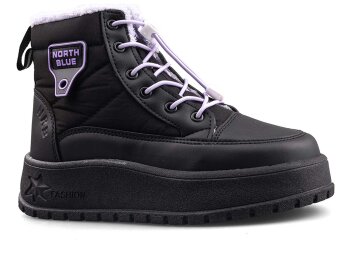 North Blue 037 Filet Bot - Siyah/Lila - North Blue