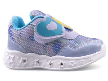 Papuçka N01 Bebe Anrk Işıklı - Buz/Mavi - Papuçka