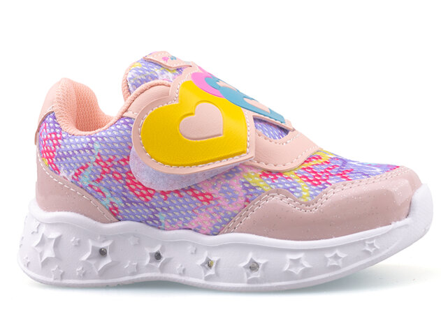 Papuçka N01 Bebe Anrk Işıklı - Pudra - 1