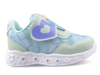 Papuçka N01 Bebe Anrk Işıklı - Su Yeşili - Papuçka