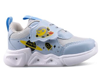 Papuçka N03 Bebe Anrk Işıklı - Bebe/Mavi/Buz - 1
