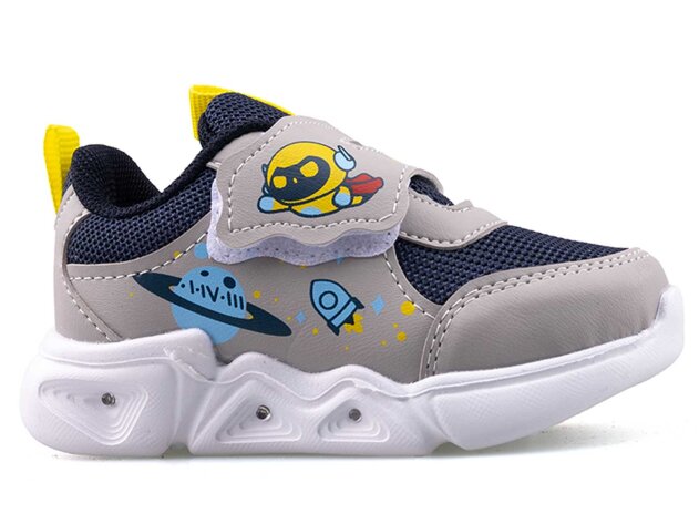 Papuçka N03 Bebe Anrk Işıklı - Buz/Laci - 1