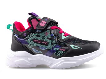 Papuçka OK-03 Filet Triko - Siyah/Simli - 1