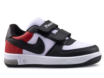 Phonex 79 Patik Anrk Işıklı - Siyah/Kırmızı/Beyaz - Phonex