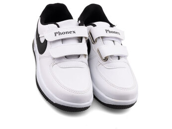 Phonex 79 Patik Cilt Işıklı - Beyaz/Siyah - Phonex