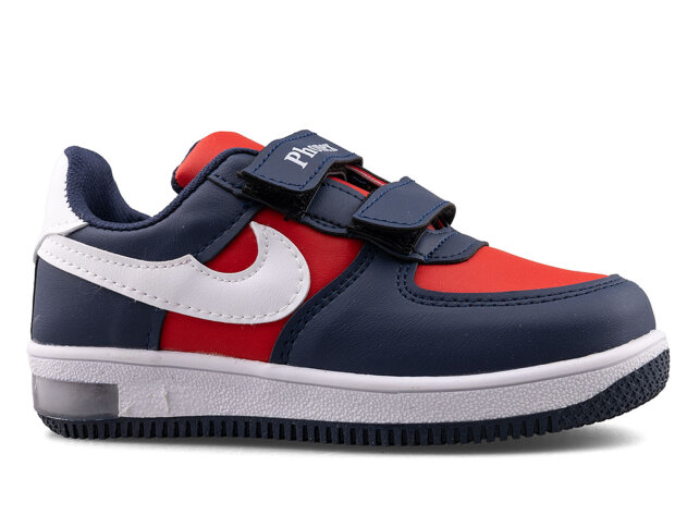 Phonex 79 Patik Cilt Işıklı - Laci/Kırmızı/Beyaz - 1