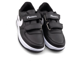 Phonex 79 Patik Cilt Işıklı - Siyah/Beyaz - Phonex