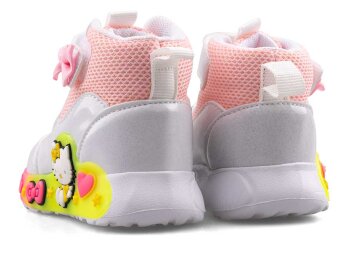 Picasso 150 Bebe Bot Işıklı - Beyaz/Pembe/Simli - 3