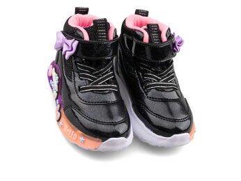 Picasso 150 Bebe Bot Işıklı - Siyah/Simli - Picasso