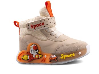 Picasso 151 Bebe Bot Işıklı - Bej/Oranj - Picasso