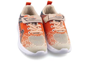 Picasso 228 Patik Triko - Bej/Kiremit/Petrol Mavi - 2