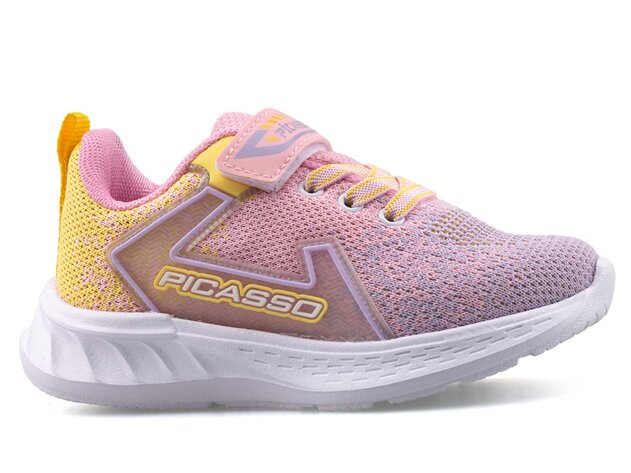 Picasso 328 Filet Triko - Lila/Pembe/Sarı - 1