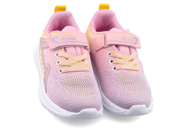 Picasso 328 Filet Triko - Lila/Pembe/Sarı - 2