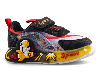 Picasso Kids 121 Bebe Anrk Işıklı - Buz/Siyah - Picasso