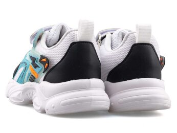 Picasso Kids 226 Patik Anrk - Beyaz/Turkuaz/Siyah - 3